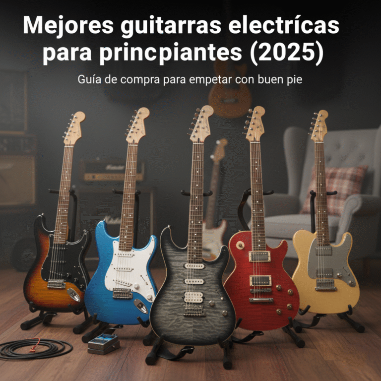 Mejores guitarras para empezar 2025