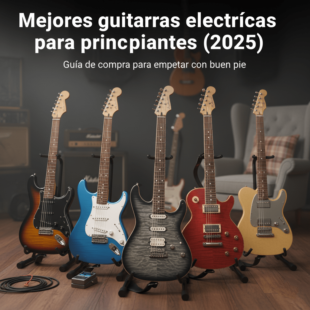 Mejores guitarras para empezar 2025