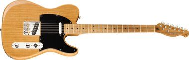 Harley Benton TE‑52 Natural con golpeador negro
