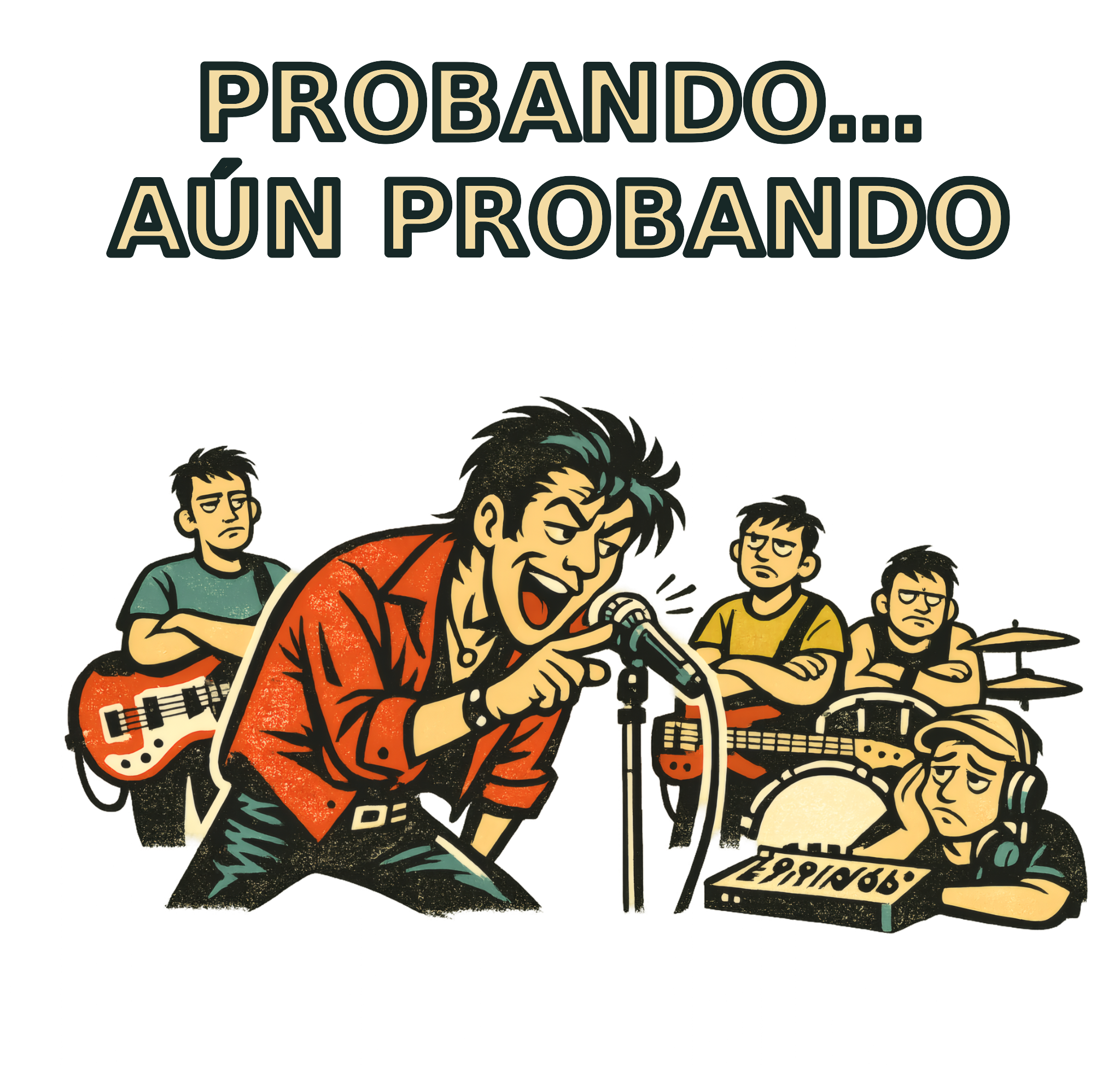 Probando Aún Probando — Camiseta Técnico Sonido