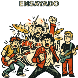 Sí Esto Estaba Ensayado — Camiseta Banda Rock