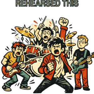 We Totally Rehearsed This — Camiseta Banda Músico