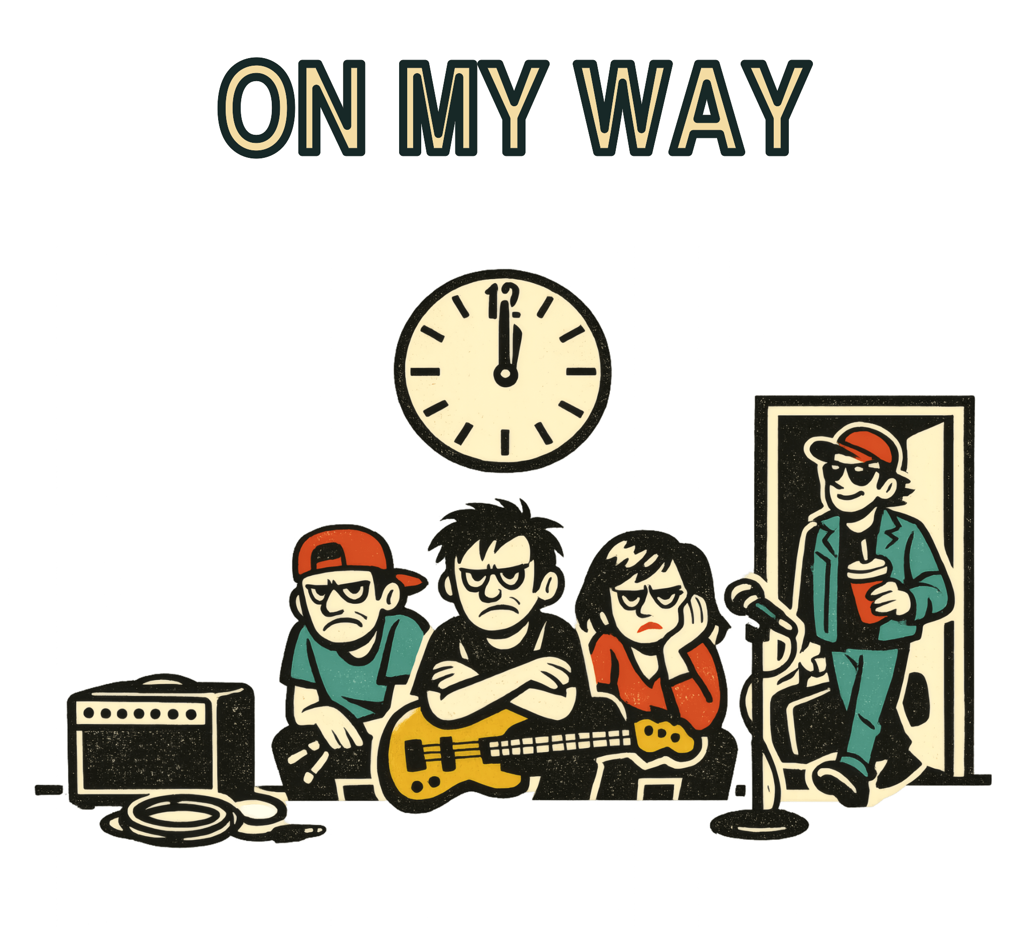 On My Way — Camiseta Músico Tardón