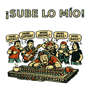 Sube Lo Mío — Camiseta Técnico Sonido