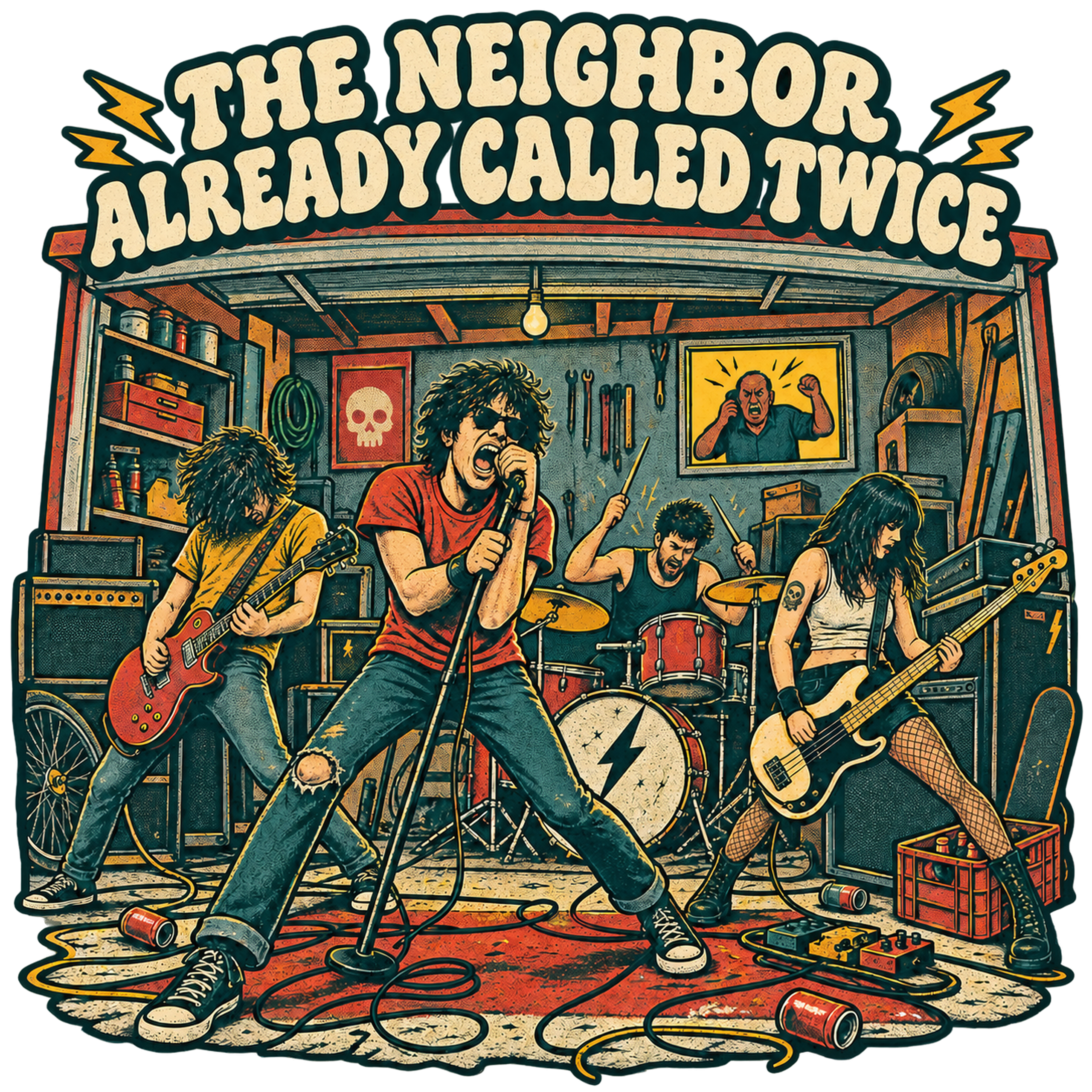 "The neighbor already called twice"