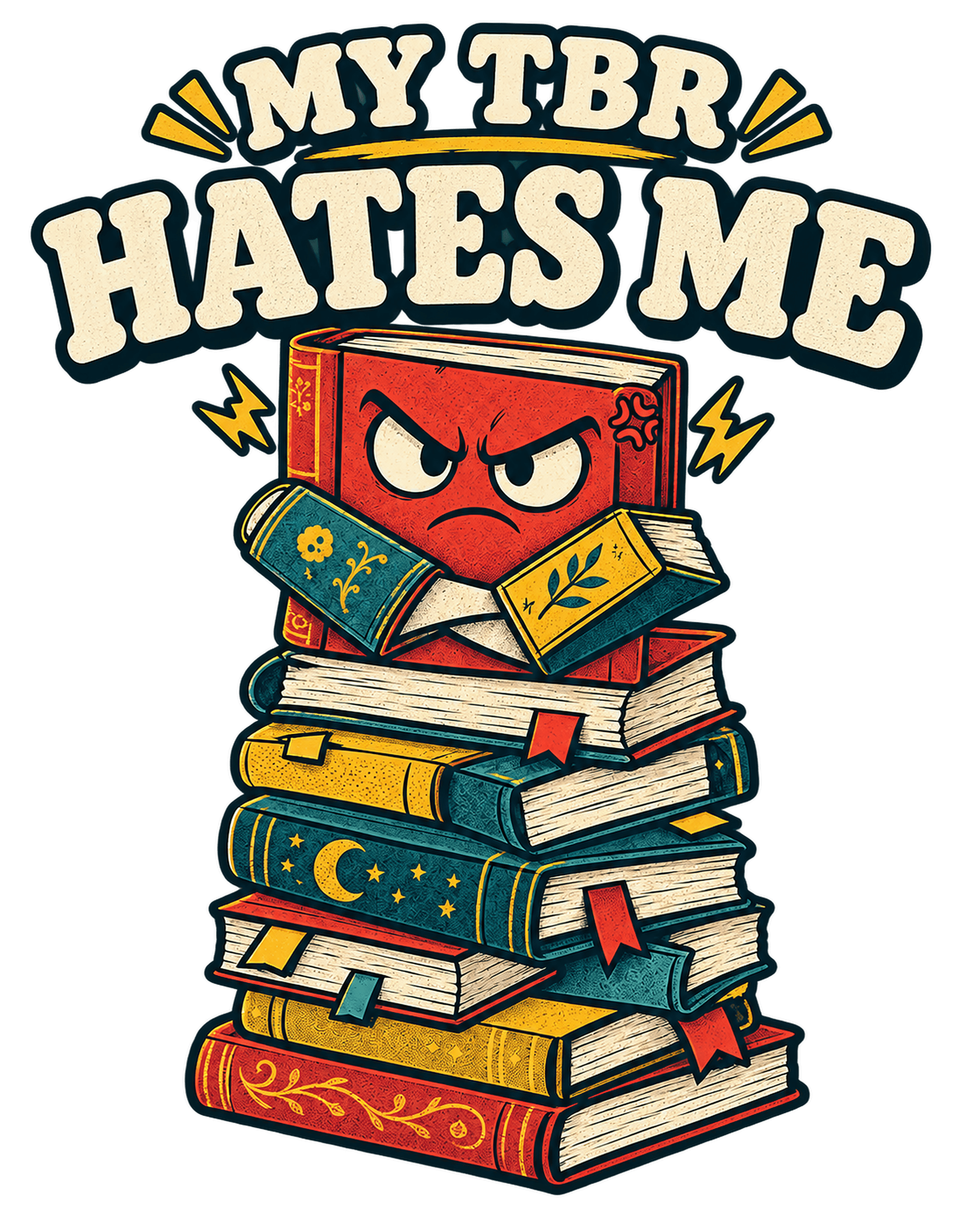 "My TBR hates me"
