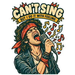 "I can't sing"