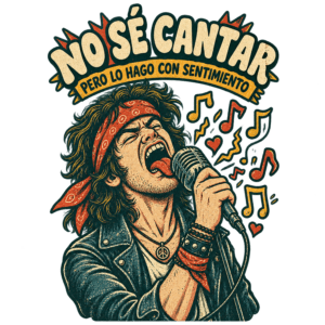 "No sé cantar"